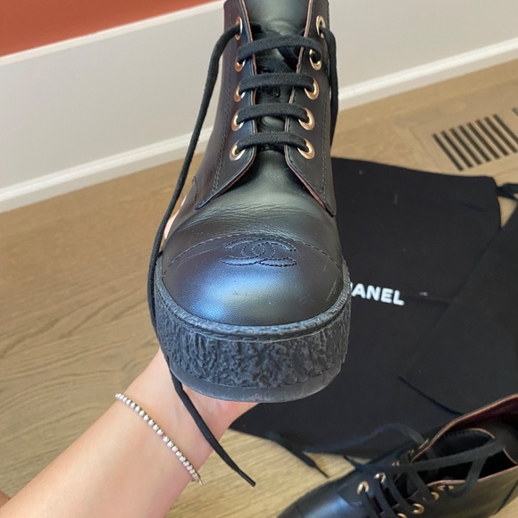 Chanel Leather Boots - Picture 3 of 10